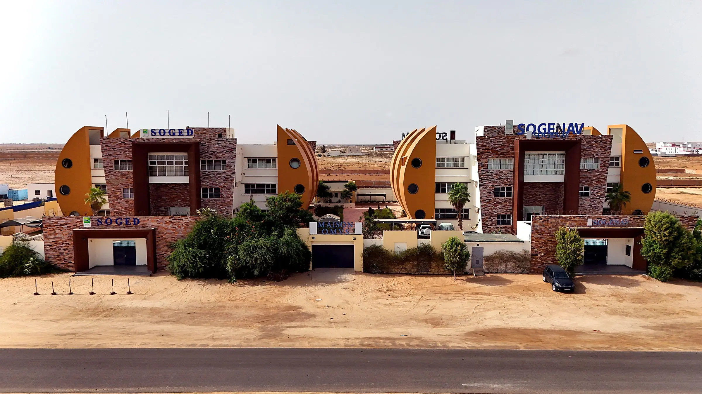 Vue d'ensemble du complexe Maison OMVS